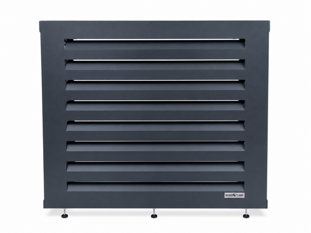 Cache Clim M couleur Gris Anthracite Mat