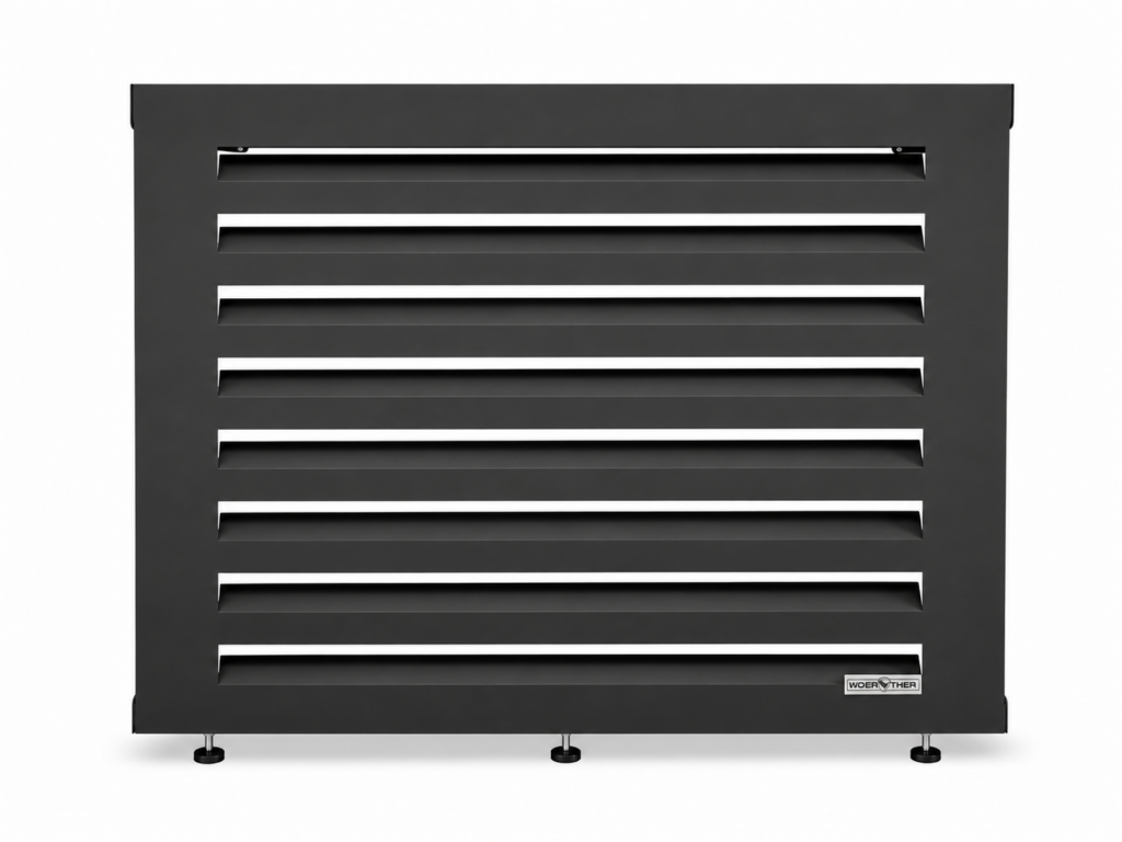 Cache Clim M couleur Noir Mat